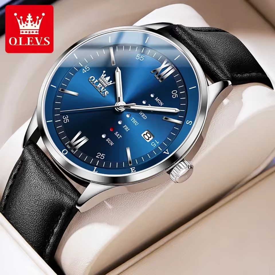 OLEVS 2931 Blue Man’s Premium Quartz Watch Code 186