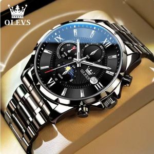 Oleves New model  Premium Quartz Man’s Watch Code- 196