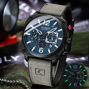 CURREN-8398-Square-Men-s-Multi-F