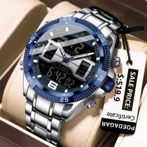 Poedagar 103 For Men - Silver Blue