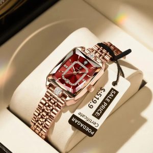 Poedagar 785 Ladies Watch - Red