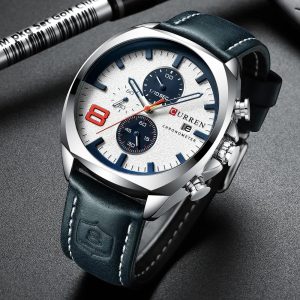 Curren 8324 Men Quartz Sport Waterproof Wristwatch Relogio Masculino code 254