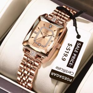 Poedagar 785 Ladies Watch - Rose  Code-194