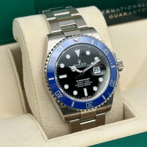 Submariner Cookie Monster 18K White Gold Ceramic Black Dial Watch 126619LB